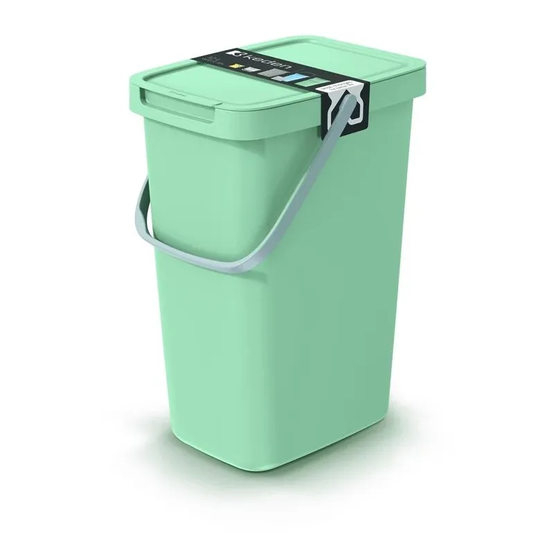 Atkritumu tvertne Prosperplast NHW12-5575C, 12 l l, zaļa krās.