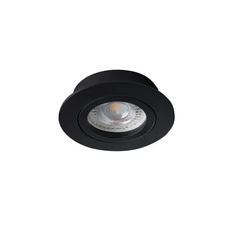 Lampa padziļinājums Kanlux Dalla, GX5.3, melna krās.