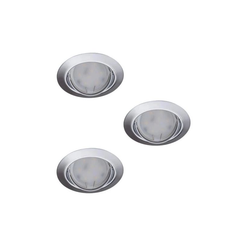 Lampa padziļinājums Kanlux Tribis 23847. 3x10W. GU10. pelēka