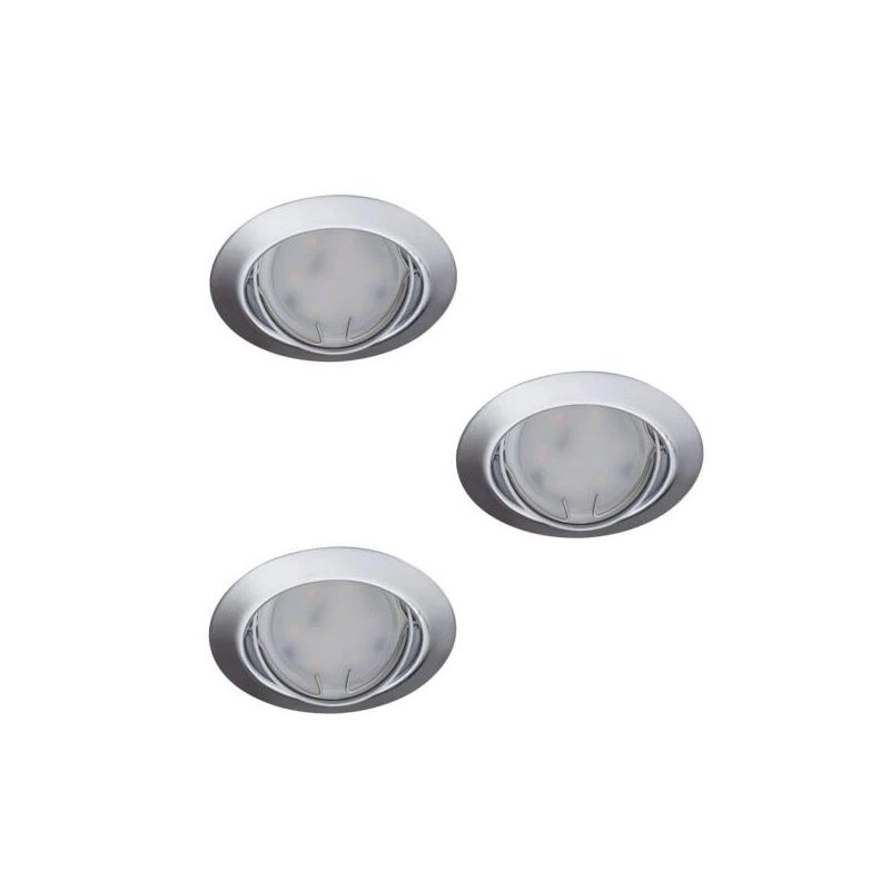 Lampa padziļinājums Kanlux Tribis 23847. 3x10W. GU10. pelēka