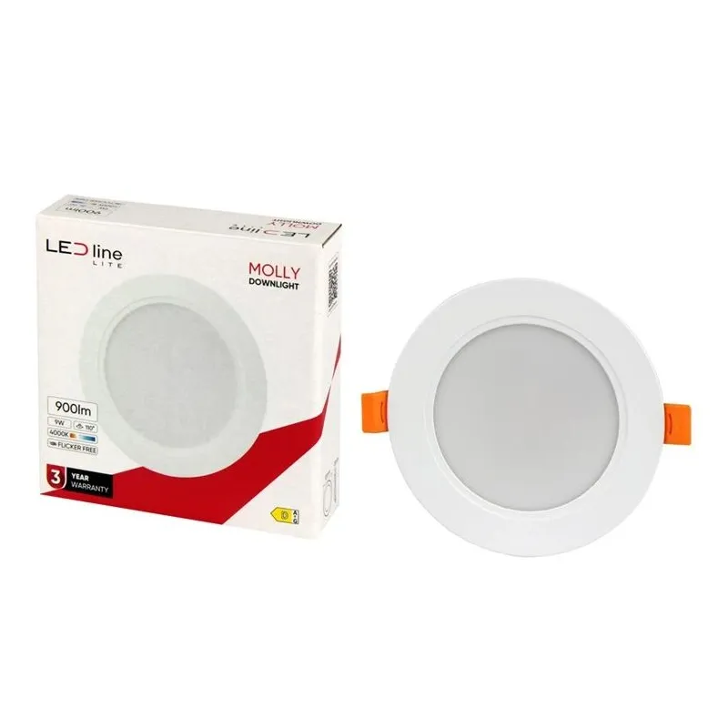 Lampa padziļinājums LED Line Molly, 4000°K, LED, balta krās.