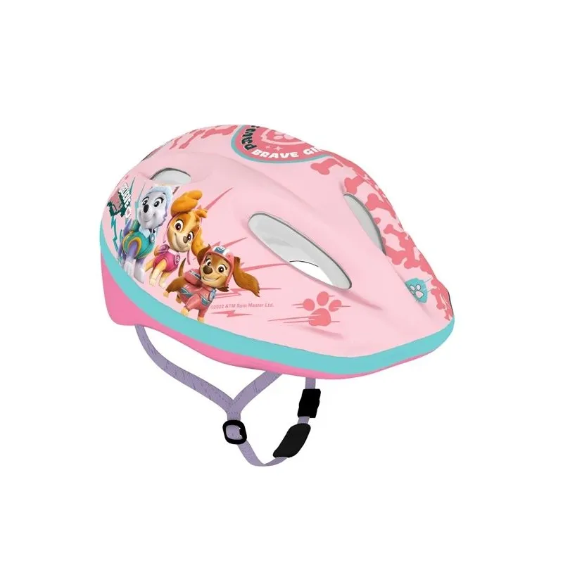 Ķivere velobraukšanai bērniem Paw Patrol, rozā krās., 52-56 cm