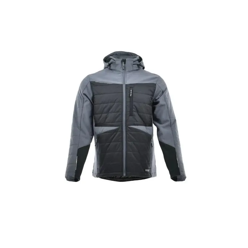 Darba jaka Sara Workwear Comfort, melna-pelēka, XL izmērs