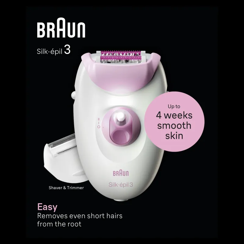 SE3-031 Braun Silképil 3 Epiliatorius