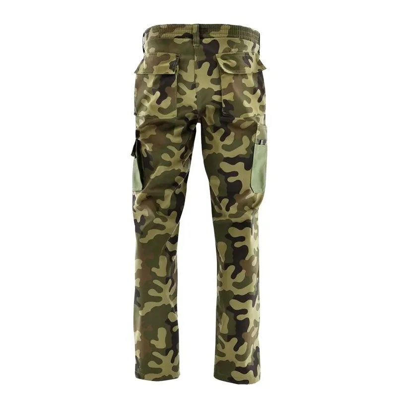 Darbo kelnės Sara Workwear. žalia. medvilnė-poliesteris. L