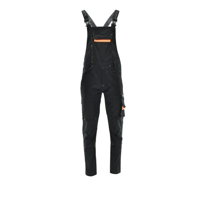 Darba puskombinezons Sara Workwear Comfort, melna-oranža, XL izmērs