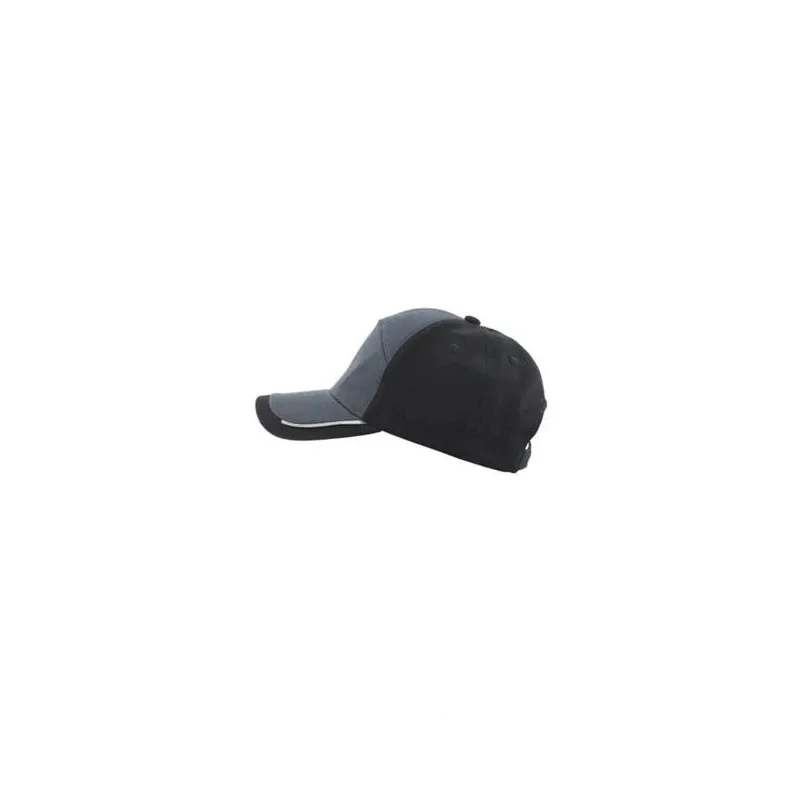 Vasaras cepure 11-000185-26-25. melna-pelēka
