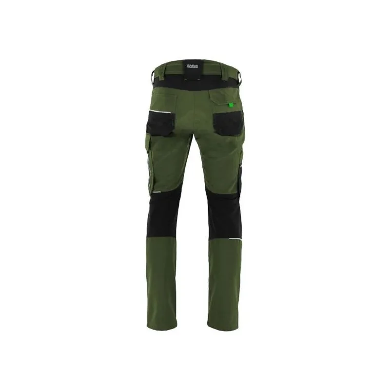 Рабочие брюки Sara Workwear Comfort, зеленый цв., XXL размер