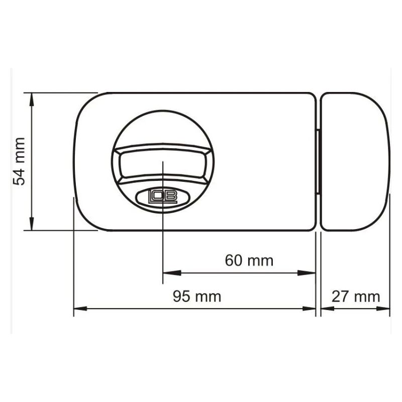 Pieliekama slēdzene tb61 graf.