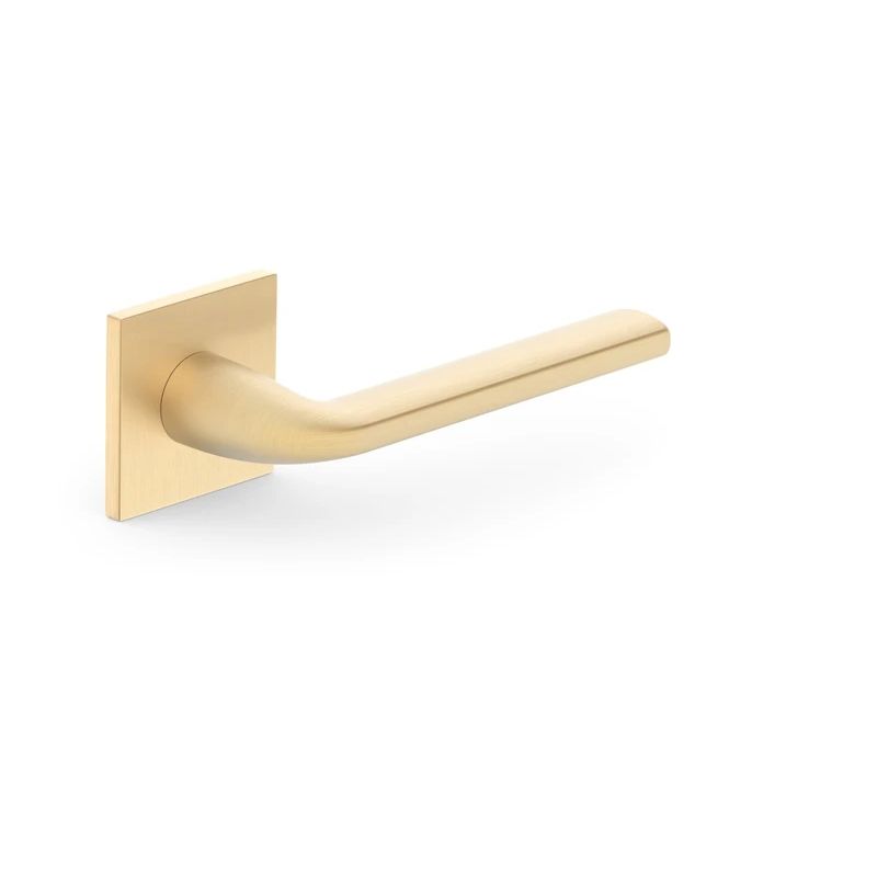 Durvju rokturis. iekštelpām Q Slim Brushed Gold. zelta