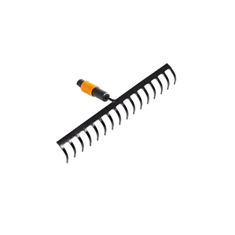Грабли универсальный Fiskars Quikfit 135512-1000654, без рукоятки, 400 мм, черный цв.-oранжевый цв.