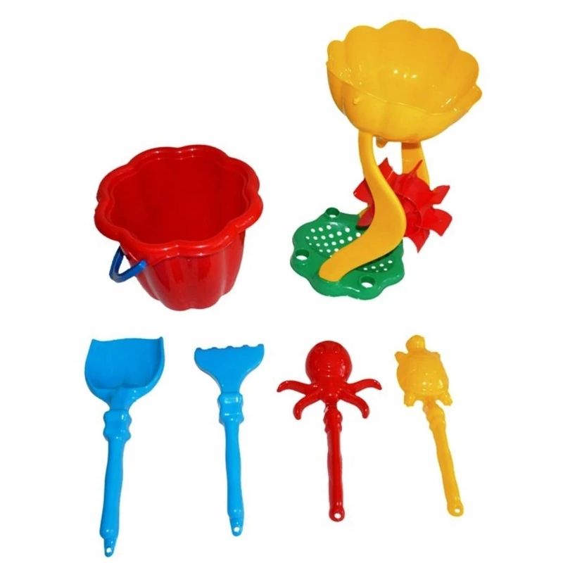 Smilšu rotaļlietu komplekts. 7 gab