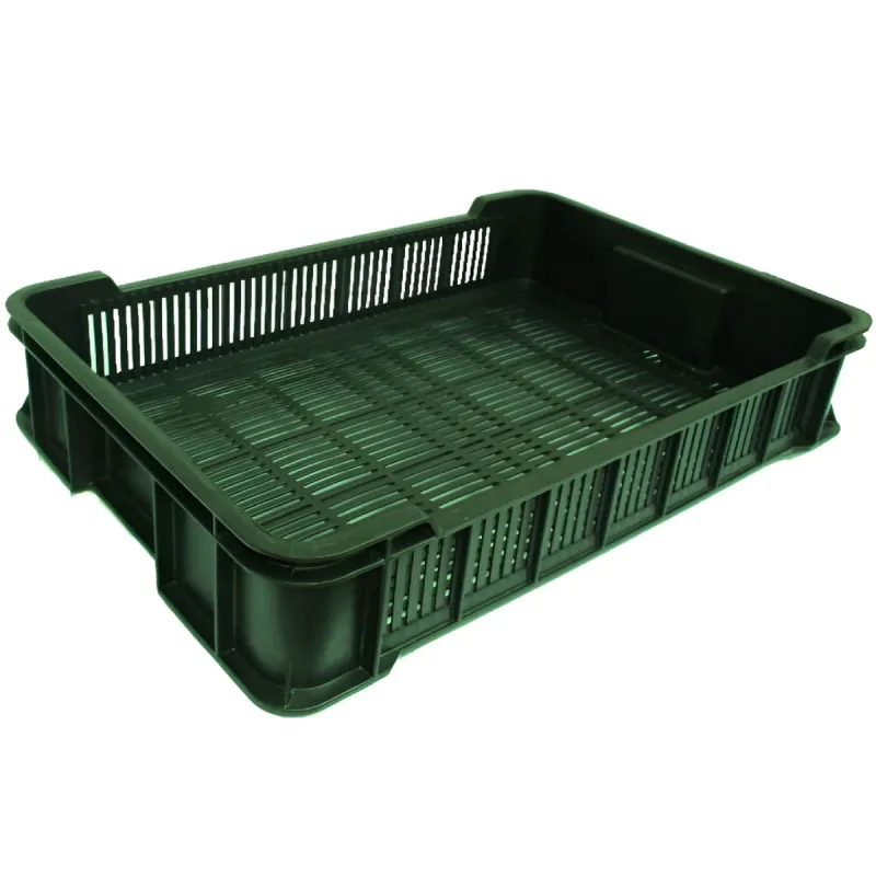 Plastic crate 10kg 60x40x12cm