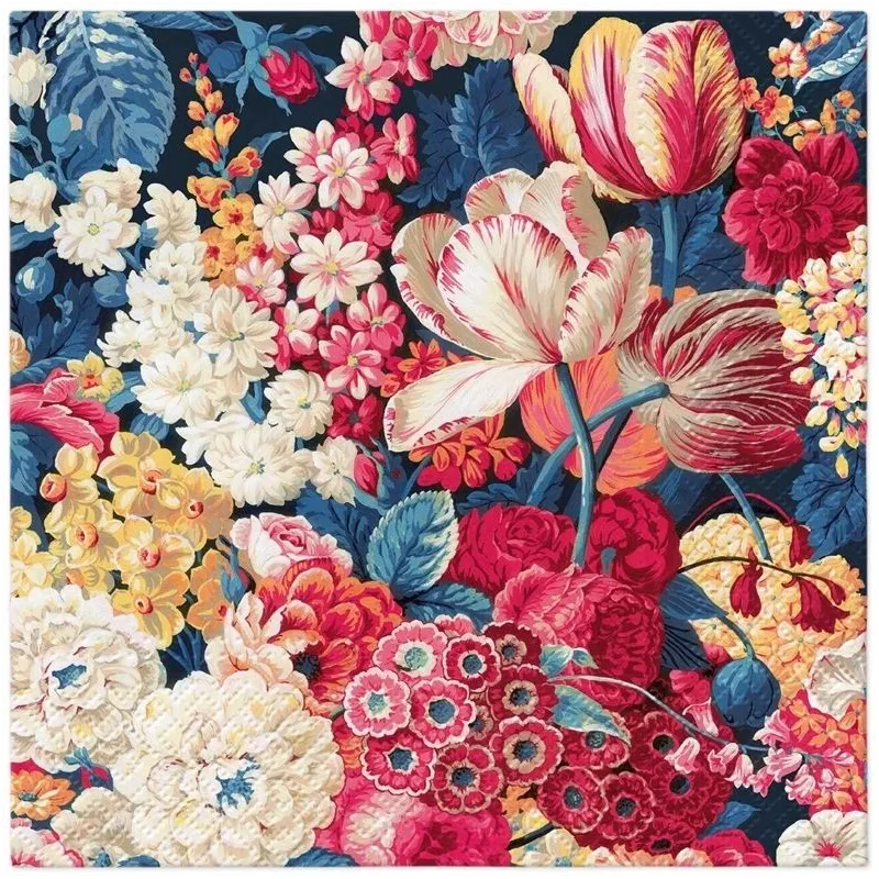 Papīra salvetes PAW, 33 cm x 33 cm, daudzkrāsaina, 20 gab.