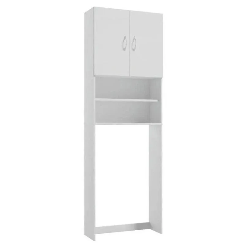 Spintelė virš skalbimo mašinos Deftrans Pik B60, balta sp., 25 cm x 64 cm x 189 cm