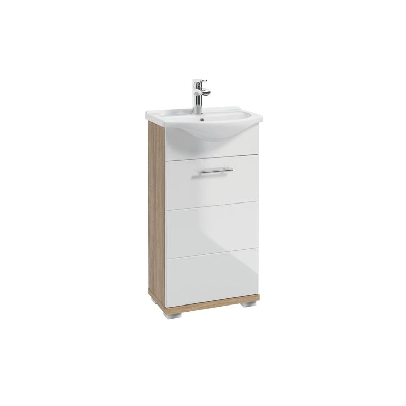 Skapītis bari d40 balts-koka