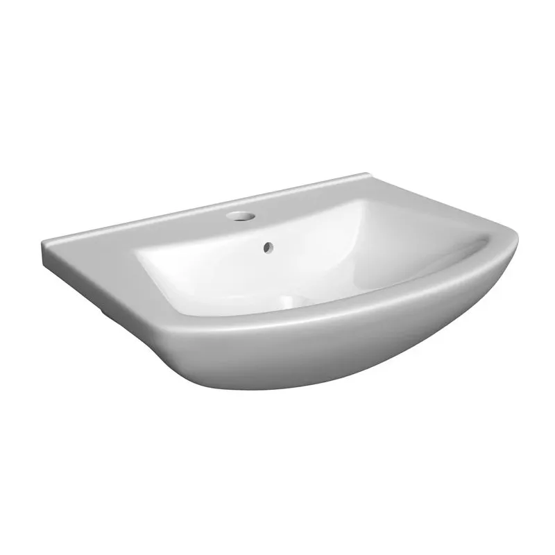 Vannas istabas izlietne Deftrans, 47 cm x 35 cm x 17 cm, balta krās.