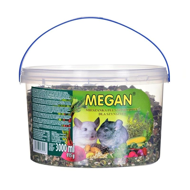 Еда для грызунов Megan Chinchilla Food, для шиншилл, 0.915 кг