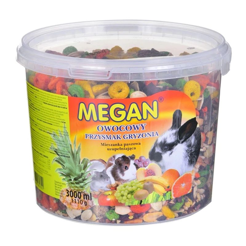 Skanėstas graužikams Megan. su vaisiais. 1.11 kg
