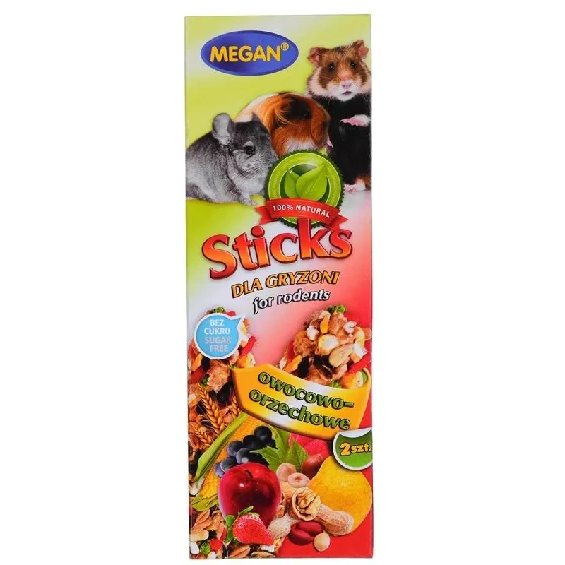 Barība grauzējiem Megan, šinšilām-trušiem-jūras cūciņām, 0.100 kg