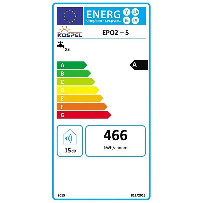 Ūdens sildītājs Kospel EPO2-5 AMICUS. balta