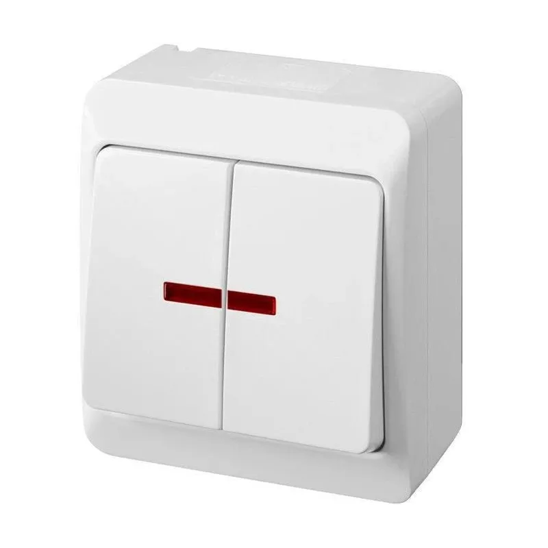 Slēdzis Elektro-Plast Hermes 0342-02 White