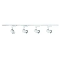 Light track system str-4x5w-w 15w 4k