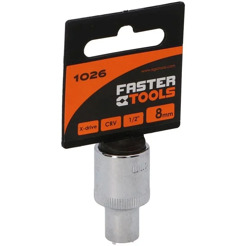 Gala atslēga Faster Tools 1026, 8 mm, 1-2
