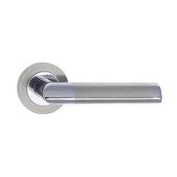 Door Handle Metal-Bud Daro, Matte Chrome