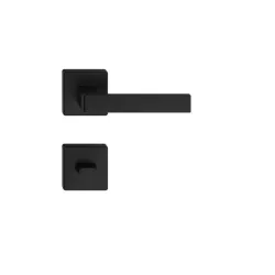 Комплект дверных ручек, комнатные Metal-Bud Economy Black ERGO LINE, черный