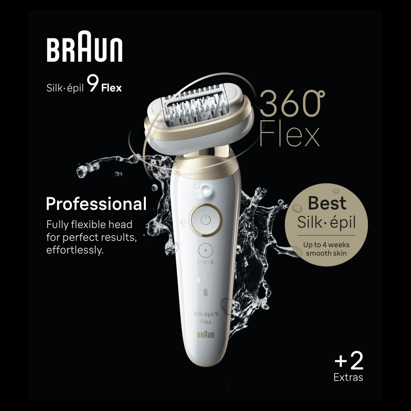 SES9-011 3D Braun Silképil 9 Flex Epilators