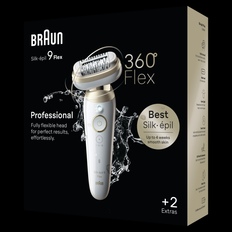 SES9-011 3D Braun Silképil 9 Flex Epilators