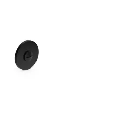 Knob wc black