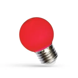 Lemputė Spectrum LED, P45, raudona sp., E27, 1 W, 20 lm
