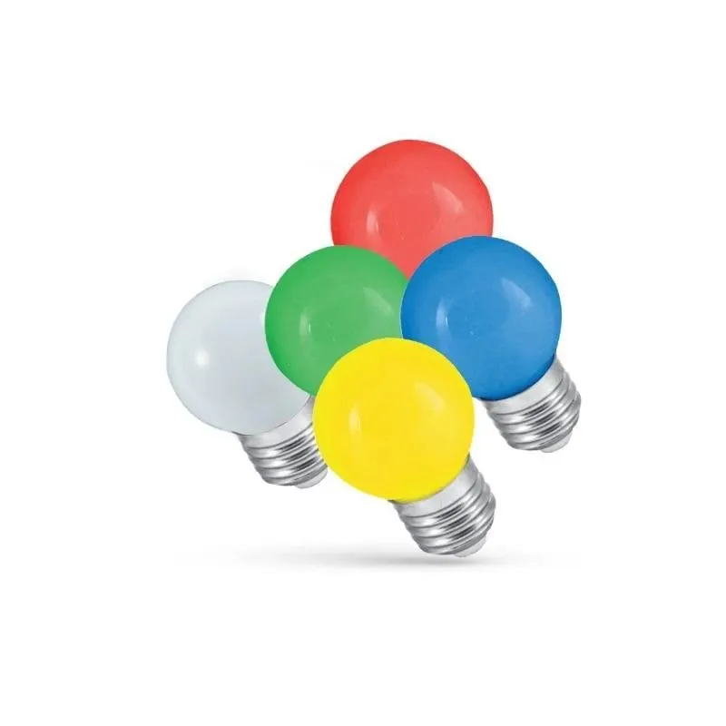 Led kulka e-27 230v 1w blue spectrum