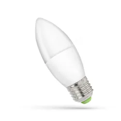 Lemputė Spectrum LED, B35, 3000 °K, E27, 6 W, 520 lm