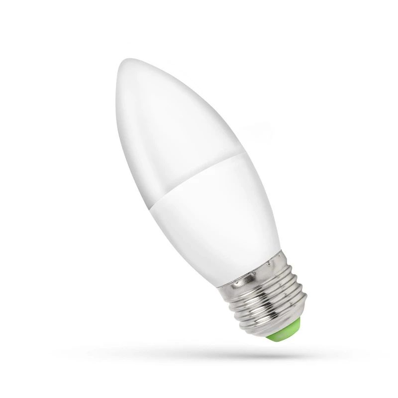 Led spuldze e27 b35 6w 3000k 520lm mt