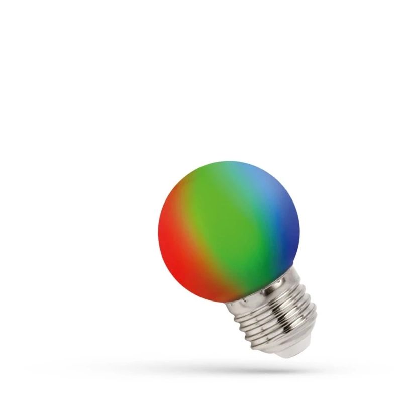 Spuldze Spectrum LED. P45. rgb. E27. 1 W. 10 lm