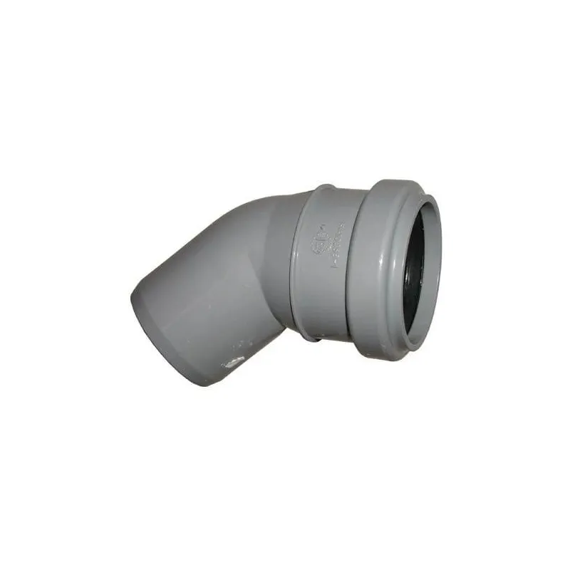 Elkonis iekštelpu kanalizācijai Wavin Optima, 50 mm, 45 °