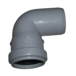 Kanalizācijas caurules 87° līkums Wavin D50mm. PVC