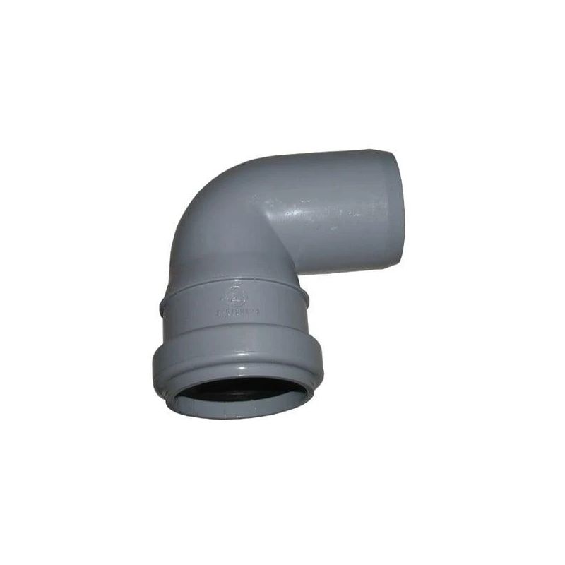 Kanalizācijas caurules 87° līkums Wavin D50mm. PVC
