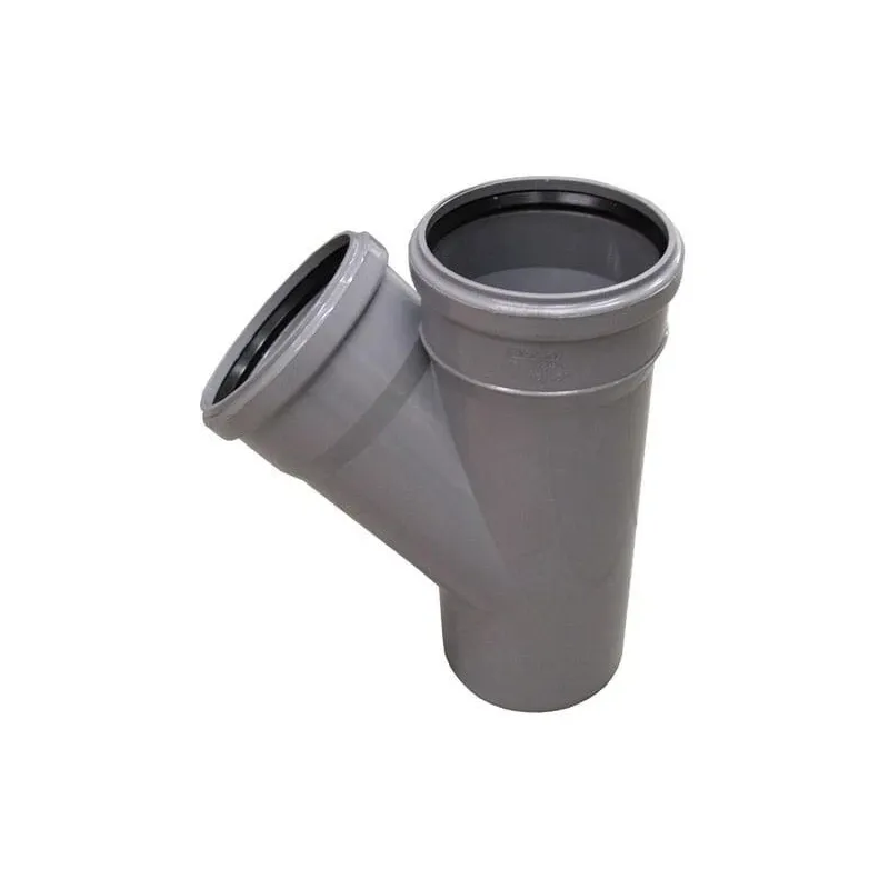 Trejgabals iekštelpu kanalizācijai Wavin Optima, 110 mm x 110 mm, 45 °