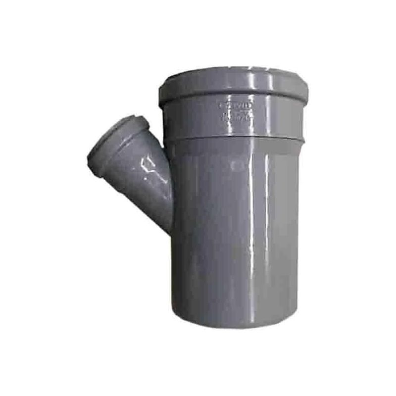 Kanalizācijas caurules trejgabals Wavin D50-110mm. 45°. PVC