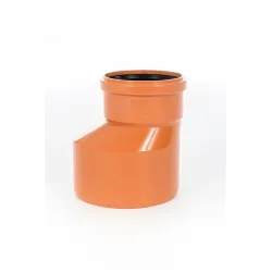 Sewer reducer 110x160 pvc brown