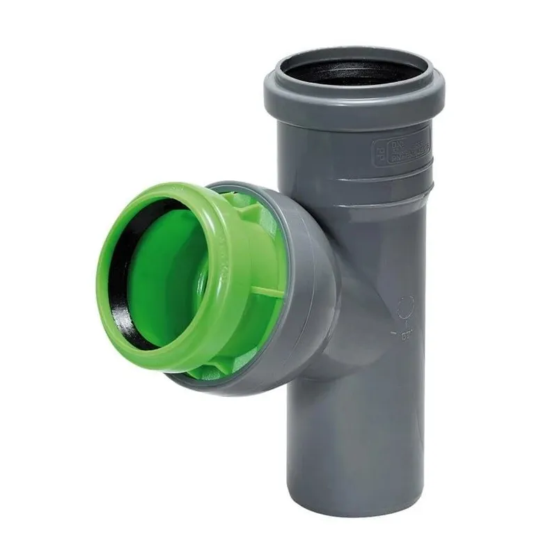 Trejgabals iekštelpu kanalizācijai Tycner, 50 mm x 50 mm, 45 - 88 °