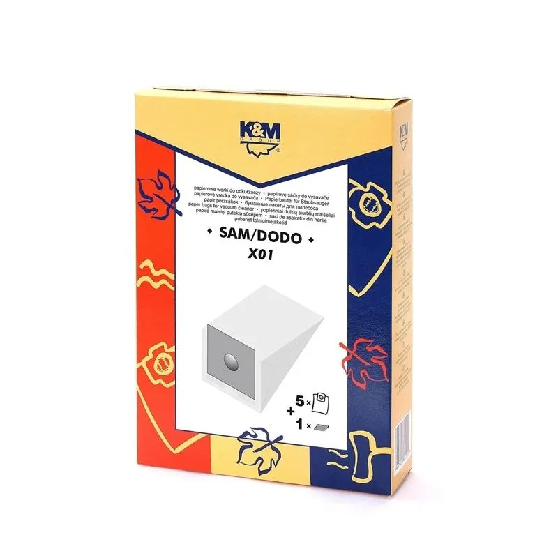 Dulkių siurblio maišelis K&M X01