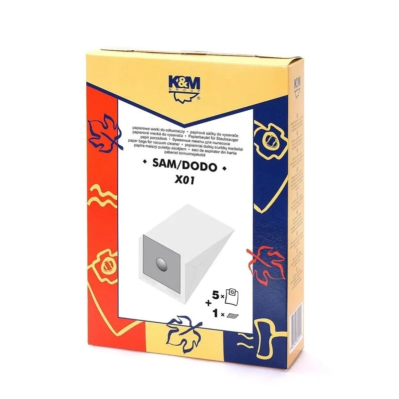 Dulkių siurblio maišelis K&M X01