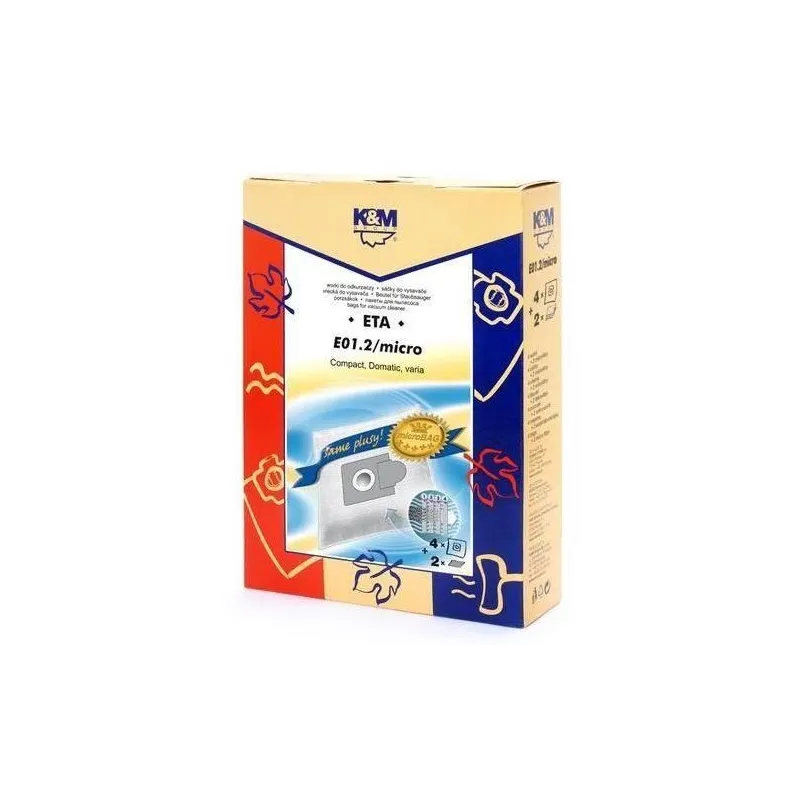 Putekļu sūcēja maiss K&M E01 Micro
