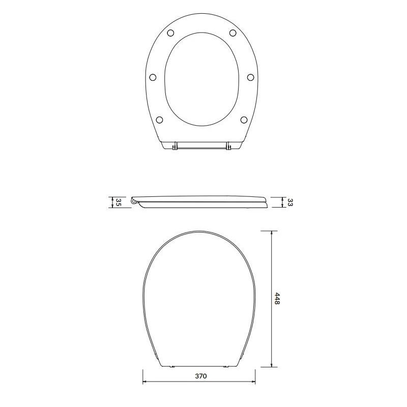 Poda vāks kaskada s-10 ,cersanit,