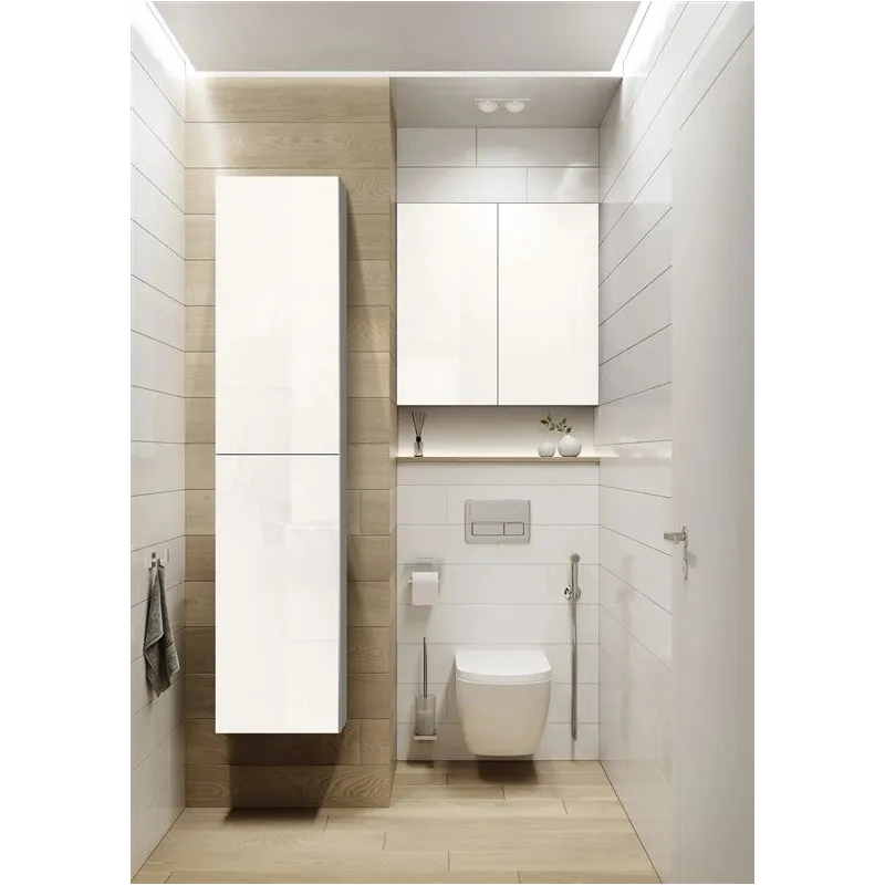 Piekarināms vannas istabas skapis Elita, balta, 12.6 cm x 50 cm x 80 cm